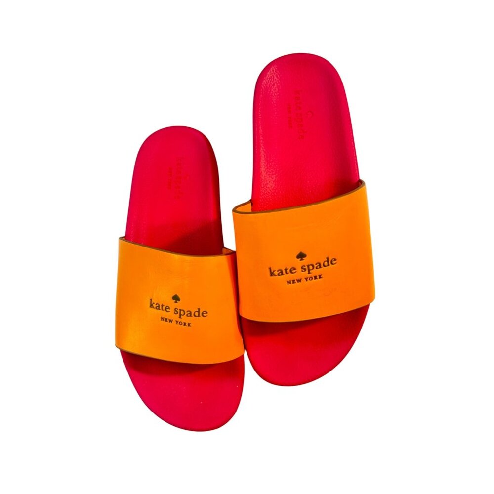 kate spade Vibrant Pink and Orange Sandals